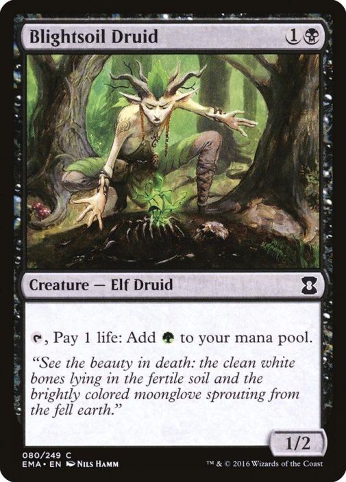 Blightsoil Druid Foil Kunto: Near Mint