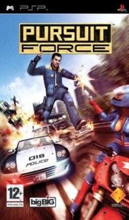 Pursuit Force kaytetty PSP