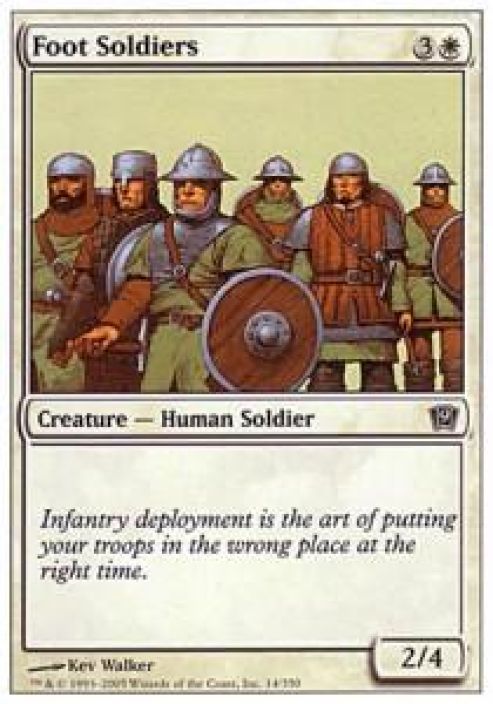 Foot Soldiers Kunto: Excellent