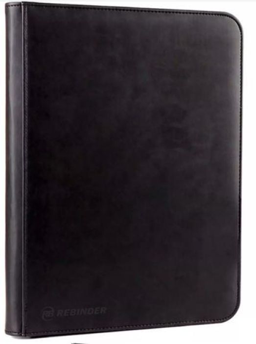 Rebinder 9 Pocket Premium Toploader Zip-binder Mahtuu 216 Normaalia 3&quot;X4&quot; Toploaderissa olevaa korttia