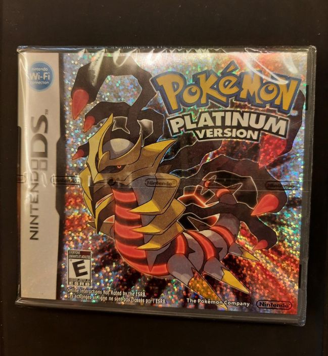 Pokemon PLATINUM DS - muoveissa mint SUPER Harvinainen USA tuote