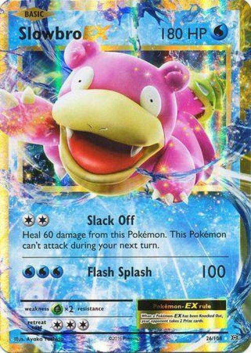 Slowbro EX 26/108 Kunto: Damaged/ Poor