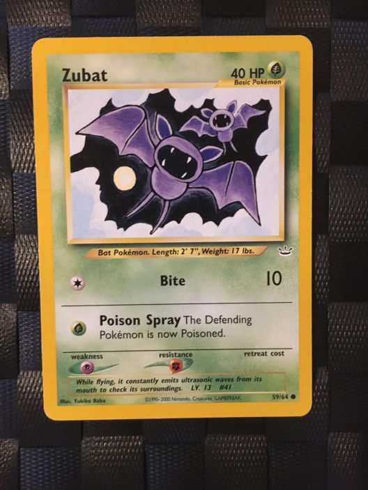 Zubat 59/64 Kunto: Excellent