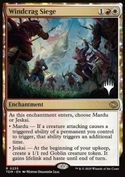 Windcrag siege foil Kunto: Near Mint