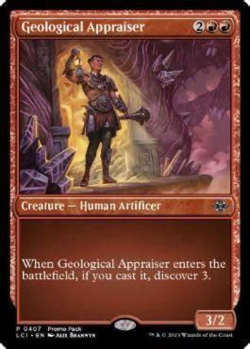 Geological Appraiser foil Kunto: EX