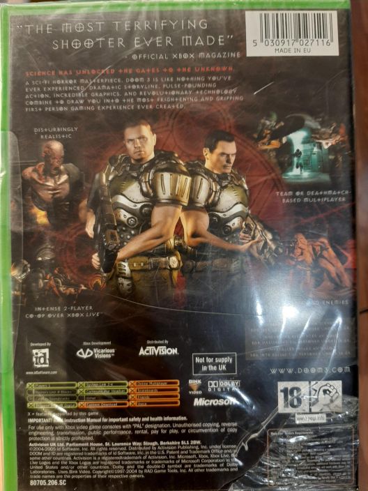 Doom 3 Xbox Muoveissa