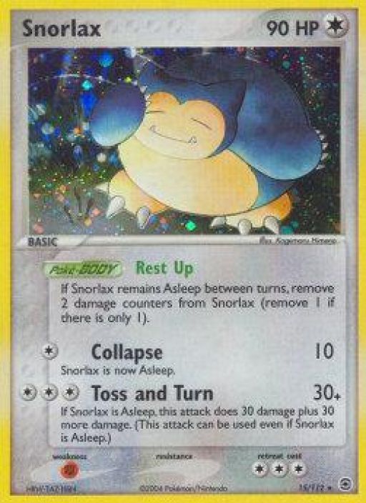 Snorlax 15/112 Kunto: NM