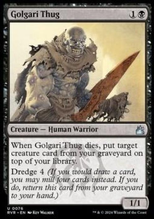 Golgari thug Kunto: Near Mint
