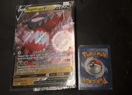 Pokemon Regidrago V Iso Kortti 