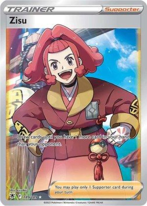 Zisu 189/189 Full Art NM Kunto: NM
