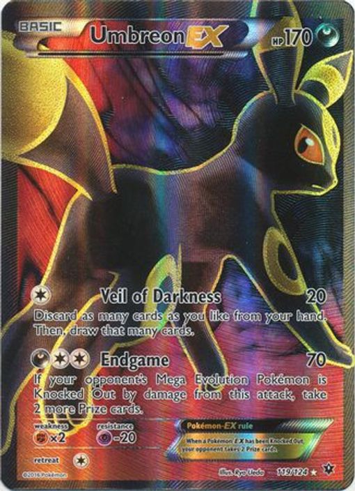 Umbreon EX 119 Holo Kunto: Damaged