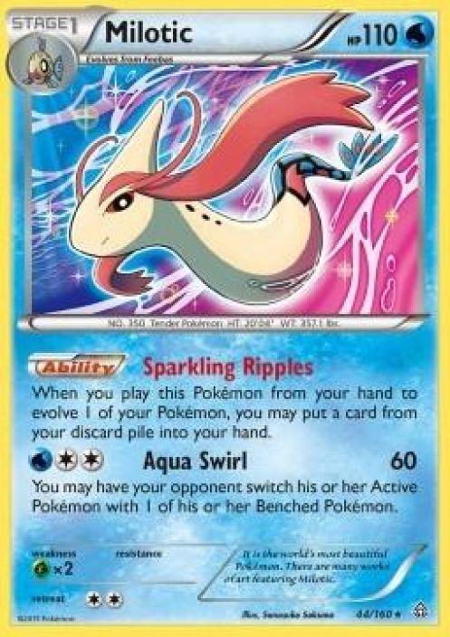 Milotic 44/160 holo Kunto: Good