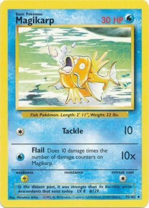 Magikarp 35/102 Kunto: NM