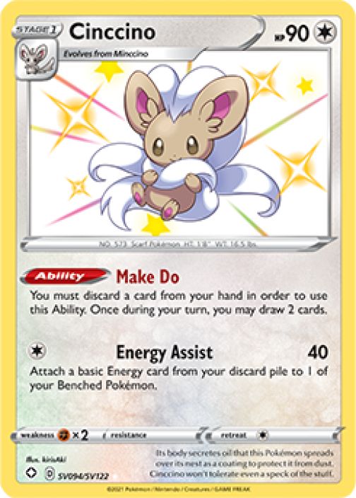 cinccino sv094/sv122 kunto:near mint