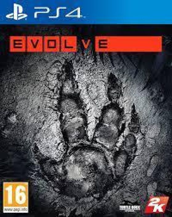 evolve ps4 kaytetty