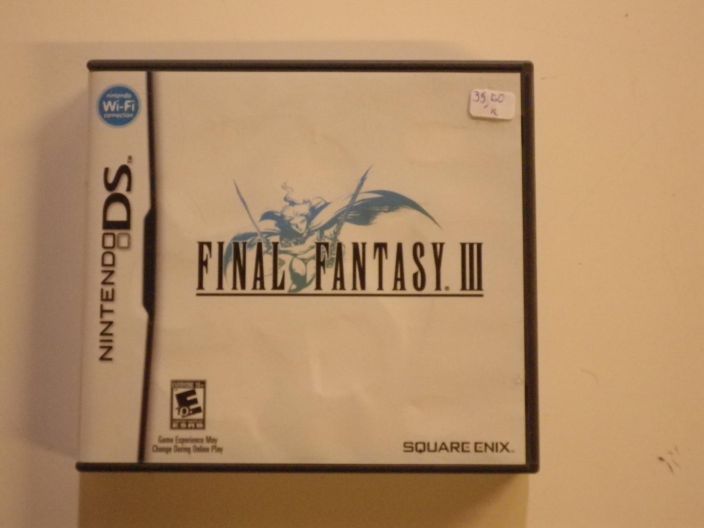 Final fantasy III Kaytetty DS manuaali loytyy