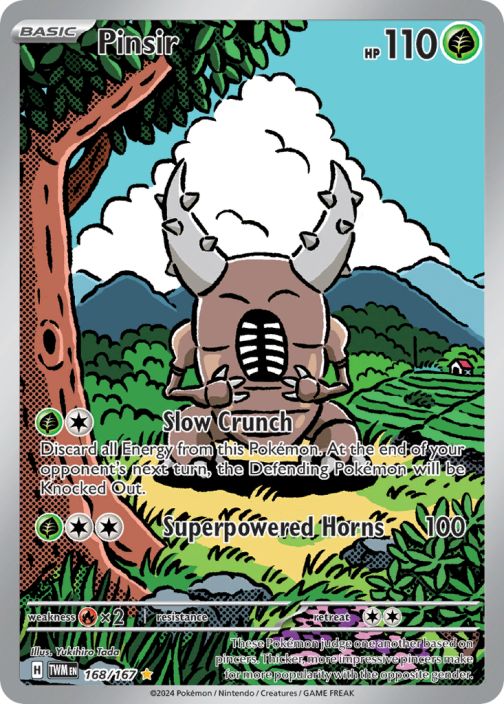 Pinsir 168/167 Kunto: NM