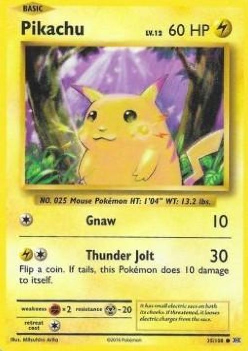 pikachu 35/108 holo kunto:excellent