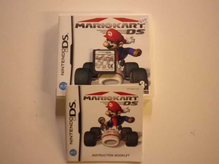 Mario Kart kaytetty DS Manuaali loytyy