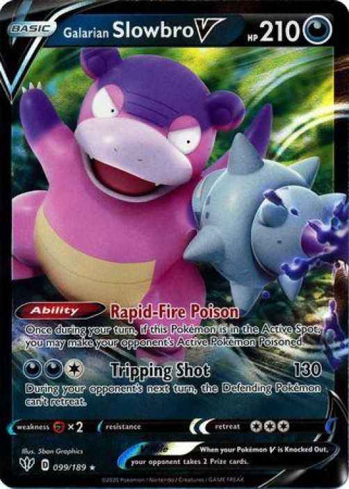 Galarian Slowbro V 099/189 Kunto: Near Mint