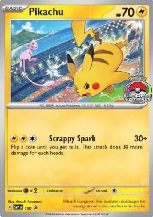 Pikachu 190 Promo Kunto: MM Alkuperaisissa muoveissa