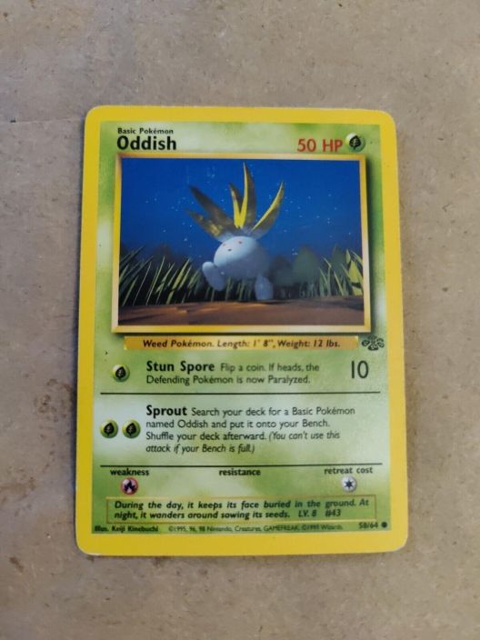 Oddish 58/64 Kunto NM