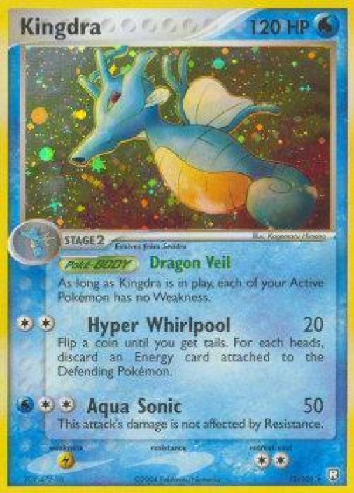 Kingdra 12/109 EX Team Rocket Returns Kunto: Good