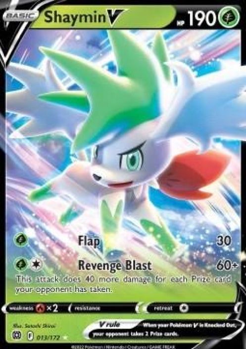 shaymin v 013/172 kunto:Near Mint