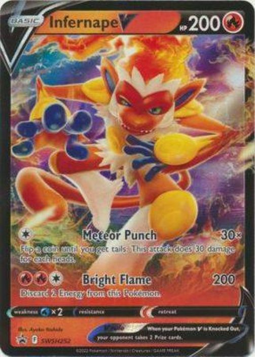Infernape V SWSH252 NM Kunto: Near Mint