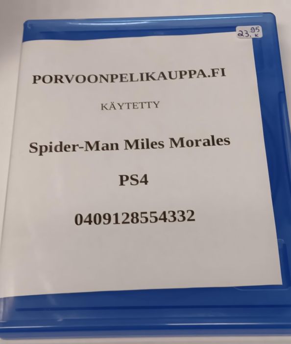 Spider-Man Miles Morales Loose Kaytetty PS4 Ei alkuperaisia kansipahveja