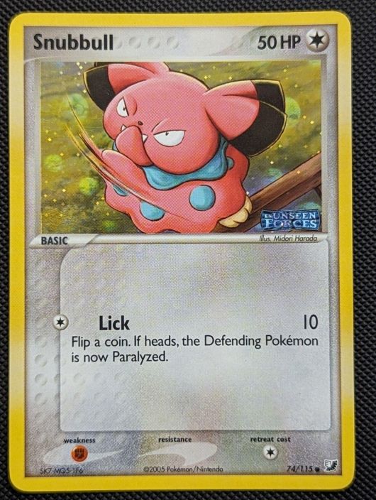 Snubbull 74/115 Holo Stamped Kunto: Good