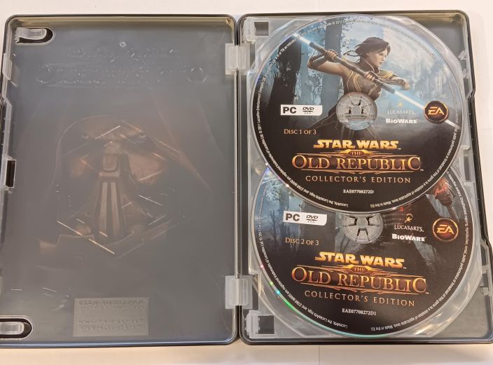 Star Wars Old Republic Collectors Edition Kaytetty PC Sisaltaa: Oma Collectors Laatikko Avaamaton Darth