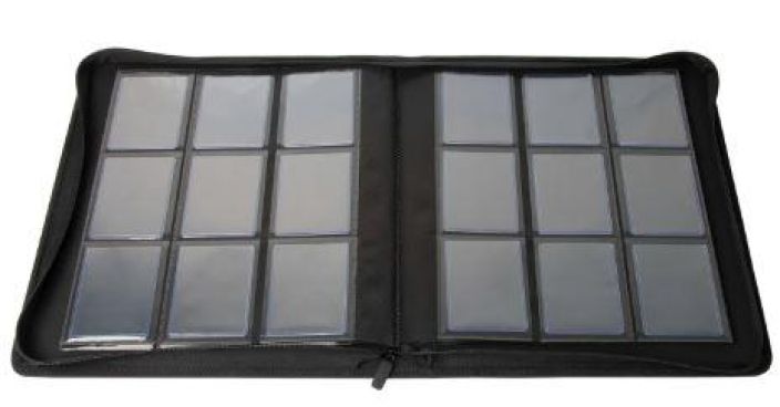Rebinder 9 Pocket Premium Toploader Zip-binder Mahtuu 216 Normaalia 3&quot;X4&quot; Toploaderissa olevaa korttia