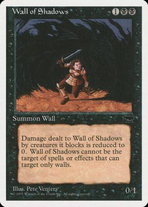 Wall of Shadows Kunto: Near Mint