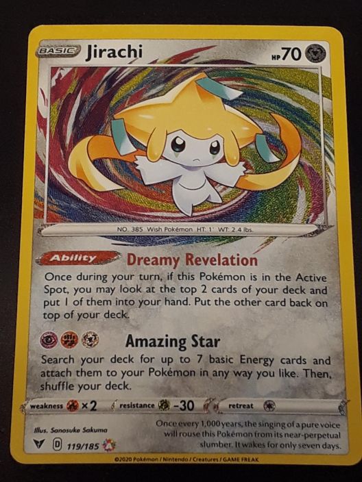 Jirachi 119/185 Kunto: Mint