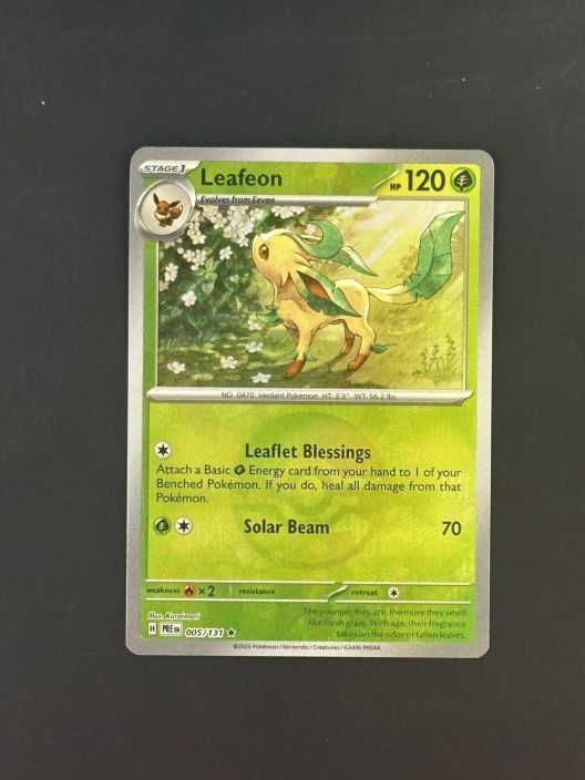 Leafeon 005/131 Pokeball Reverse Holo Kunto: Near Mint