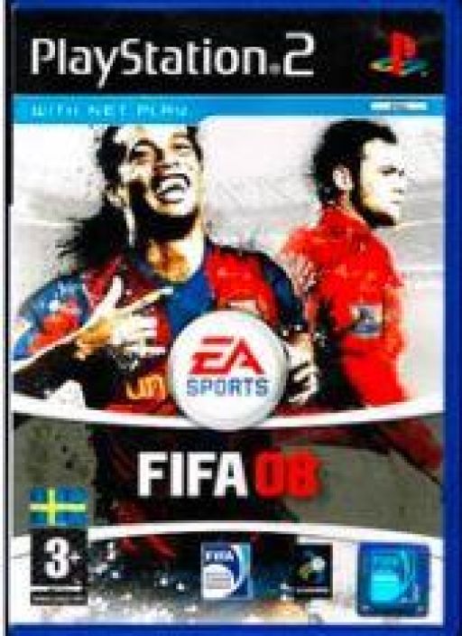 Fifa 08 Kaytetty PS2 SWE Ruotsinkielinen