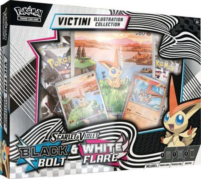 Pokemon Black Bolt &amp; White Flare Victini Illustration Collection
