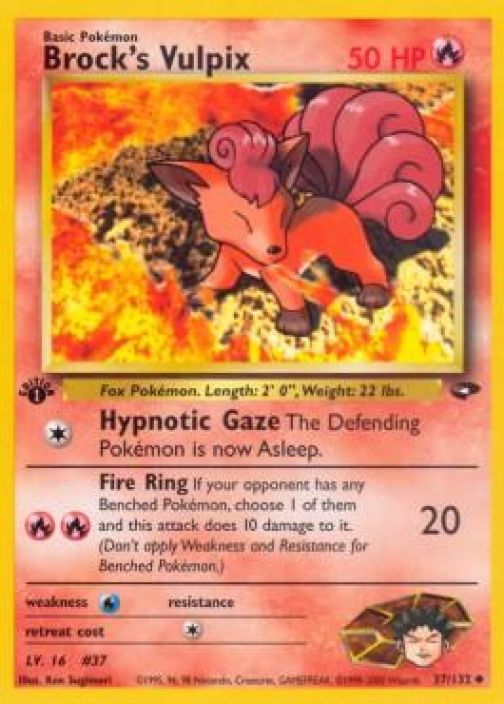 Brock's Vulpix 37/132 Kunto DMG