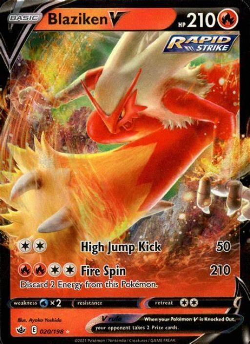 Blaziken V 020/198 Kunto: Near Mint