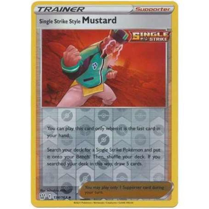 Single Strike Style Mustard 134/163 Reverse Holo Kunto: NM
