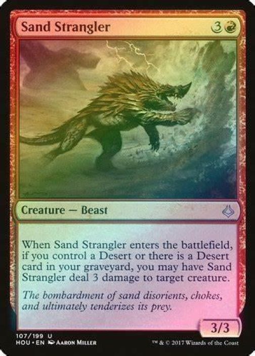 Sand Strangler Foil kunto:excelent