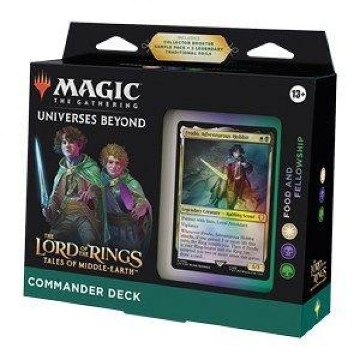 Lord of the Rings Commander Deck Food and Fellowship Julkaisu 16.6