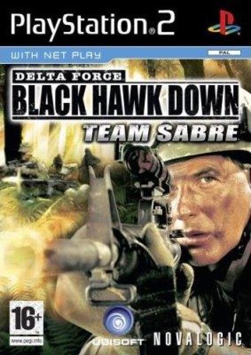 Delta Force Black Hawk Down Team Sabre kaytetty PS2