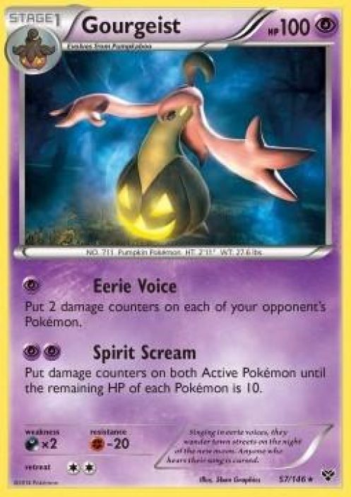 Gourgeist 57/146 reverse holo Kunto: Good