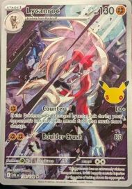 Lycanroc 138 /128 30th Celebration NM