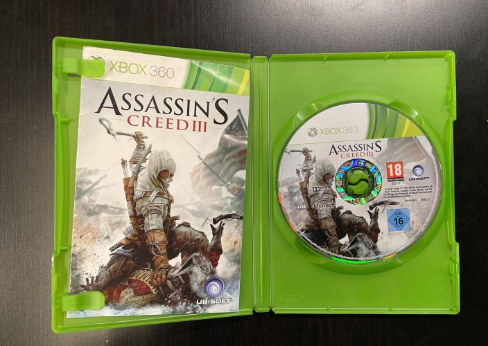assassins creed 3 Loose Kaytetty Xbox360 Ei omia kansi pahveja