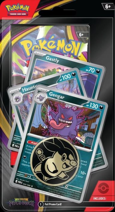 Pokemon Pitch Black Gengar Premium Checklane Blister ENNAKKOTILAUS Julkaisupaiva: 13.7.2026