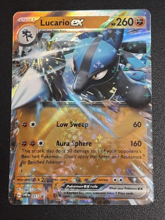 Lucario ex 017 Promo Kunto: Excellent