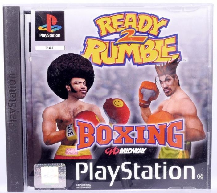 Ready 2 Rumble Boxing kaytetty PS1 Ei alkuperaisessa kotelossa, manuaali loytyy